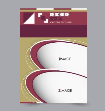 El ilanı tasarım arka plan. Broşür şablonu.