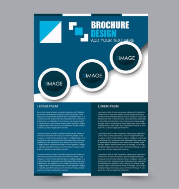 El ilanı tasarım arka plan. Broşür şablonu.