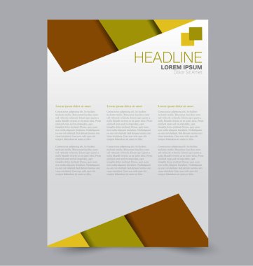 El ilanı tasarım arka plan. Broşür şablonu.