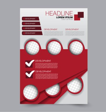 El ilanı tasarım arka plan. Broşür şablonu.