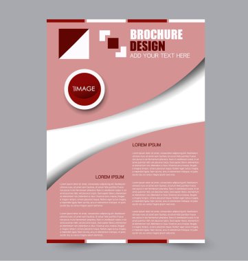 El ilanı tasarım arka plan. Broşür şablonu.