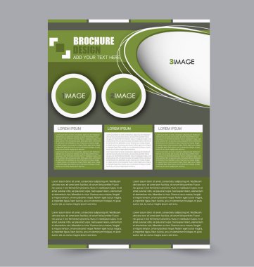 El ilanı tasarım arka plan. Broşür şablonu.