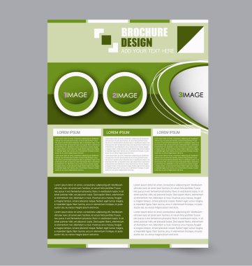 El ilanı tasarım arka plan. Broşür şablonu.