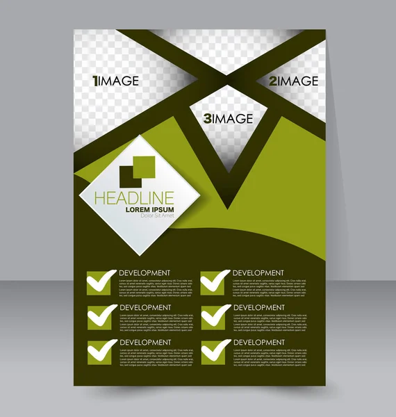 El ilanı tasarım arka plan. Broşür şablonu.