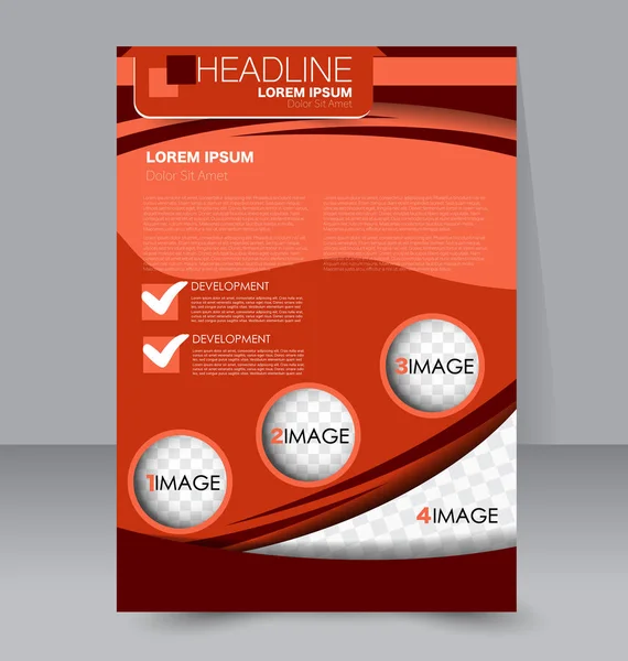 El ilanı tasarım arka plan. Broşür şablonu.