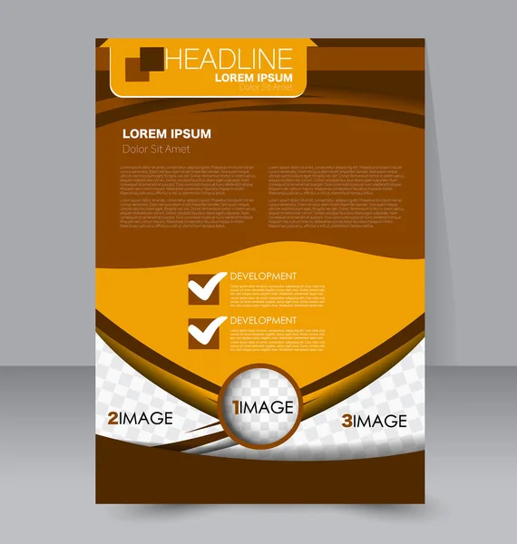 El ilanı tasarım arka plan. Broşür şablonu.