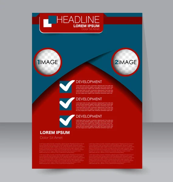 El ilanı tasarım arka plan. Broşür şablonu.