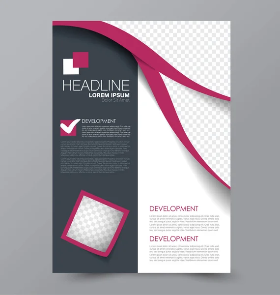 Flyer design background. Brochure template.