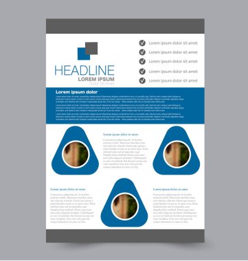 El ilanı tasarım arka plan. Broşür şablonu.