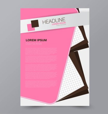 El ilanı tasarım arka plan. Broşür şablonu.