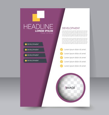 El ilanı tasarım arka plan. Broşür şablonu.