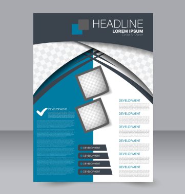 El ilanı tasarım arka plan. Broşür şablonu.