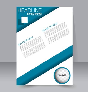 El ilanı tasarım arka plan. Broşür şablonu.