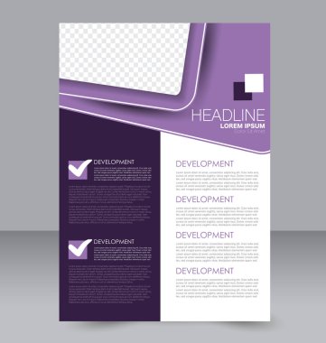 El ilanı tasarım arka plan. Broşür şablonu.