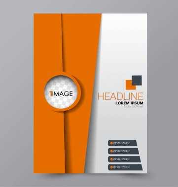 El ilanı tasarım arka plan. Broşür şablonu.