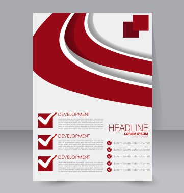 El ilanı tasarım arka plan. Broşür şablonu.