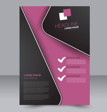 El ilanı tasarım arka plan. Broşür şablonu.