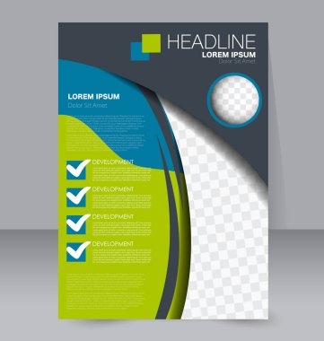 El ilanı tasarım arka plan. Broşür şablonu.