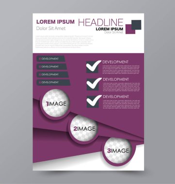 El ilanı tasarım arka plan. Broşür şablonu.