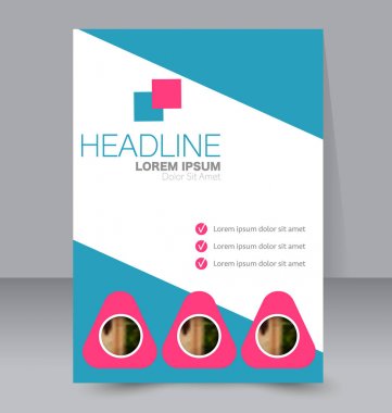 El ilanı tasarım arka plan. Broşür şablonu.