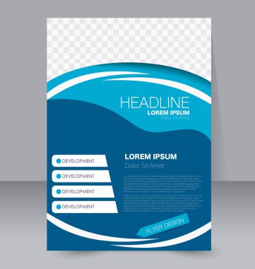 El ilanı tasarım arka plan. Broşür şablonu.