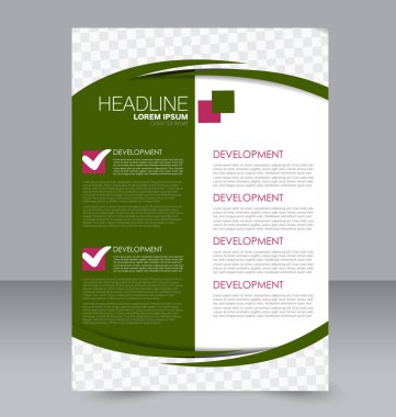 El ilanı tasarım arka plan. Broşür şablonu.