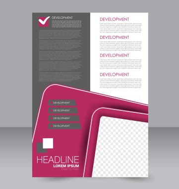 El ilanı tasarım arka plan. Broşür şablonu.