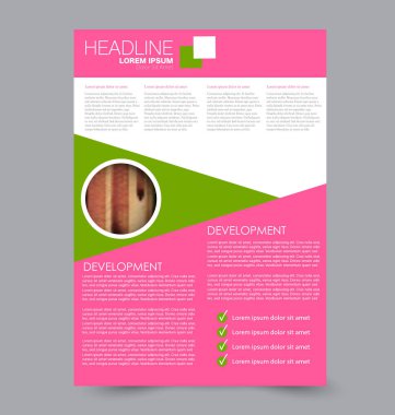 El ilanı tasarım arka plan. Broşür şablonu.