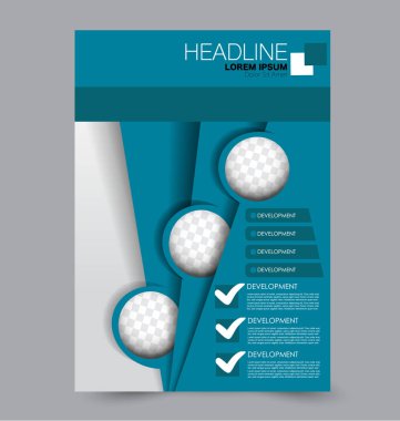 El ilanı tasarım arka plan. Broşür şablonu.