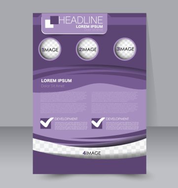 El ilanı tasarım arka plan. Broşür şablonu.