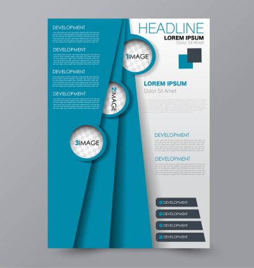 El ilanı tasarım arka plan. Broşür şablonu.