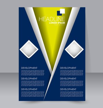 El ilanı tasarım arka plan. Broşür şablonu.