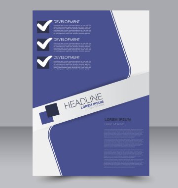 El ilanı tasarım arka plan. Broşür şablonu.