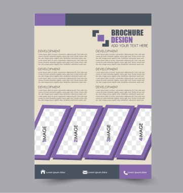 El ilanı tasarım arka plan. Broşür şablonu.