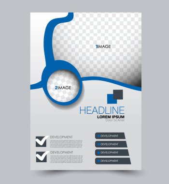 El ilanı tasarım arka plan. Broşür şablonu.