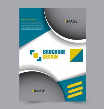 El ilanı tasarım arka plan. Broşür şablonu.