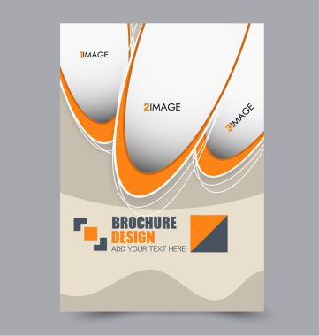 El ilanı tasarım arka plan. Broşür şablonu.