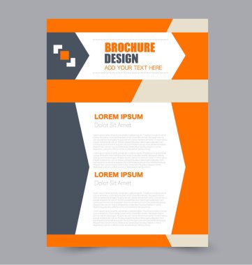 El ilanı tasarım arka plan. Broşür şablonu.