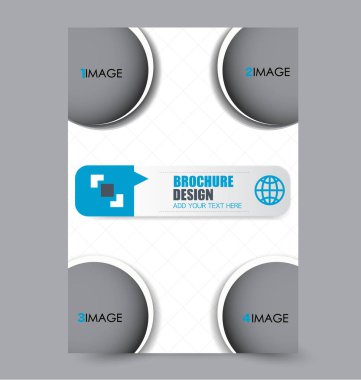 El ilanı tasarım arka plan. Broşür şablonu.