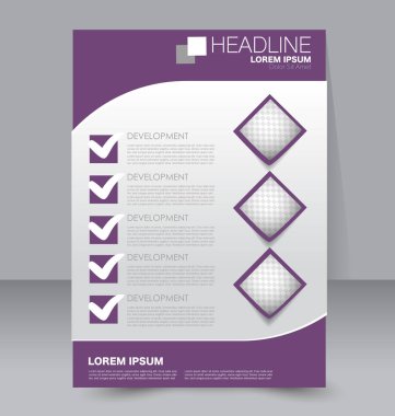 El ilanı tasarım arka plan. Broşür şablonu.