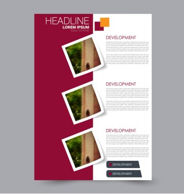 El ilanı tasarım arka plan. Broşür şablonu.