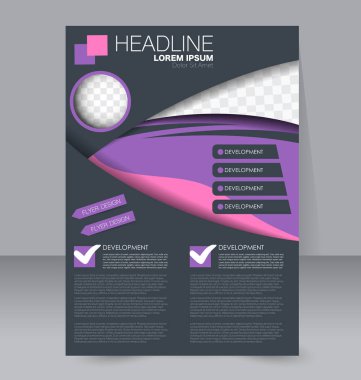 El ilanı tasarım arka plan. Broşür şablonu.