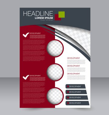 El ilanı tasarım arka plan. Broşür şablonu.