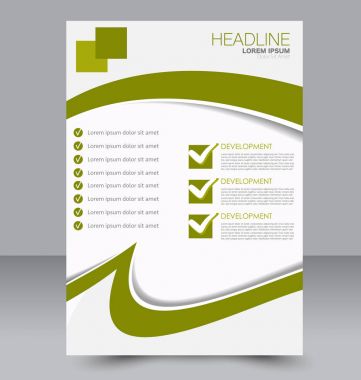 El ilanı tasarım arka plan. Broşür şablonu.