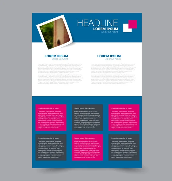 El ilanı tasarım arka plan. Broşür şablonu.