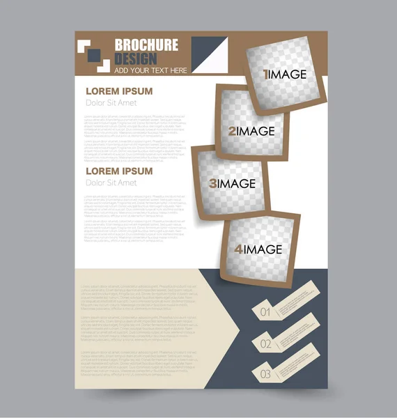 El ilanı tasarım arka plan. Broşür şablonu.