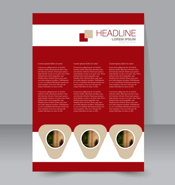 El ilanı tasarım arka plan. Broşür şablonu.