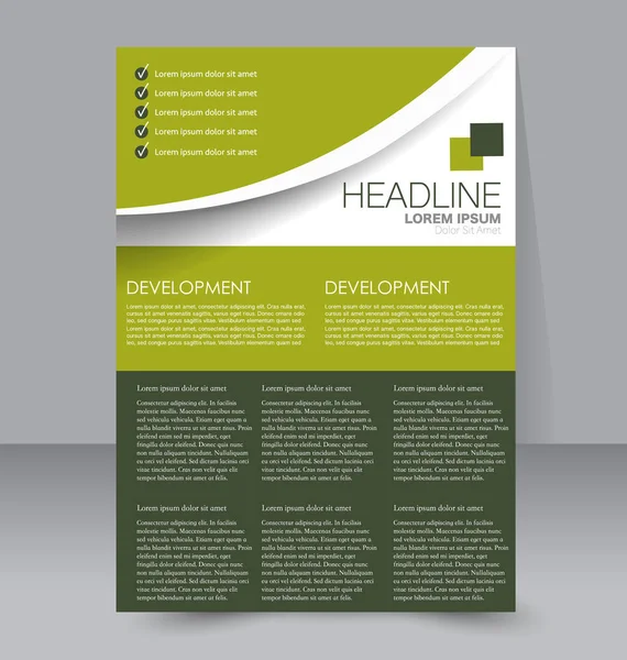 Flyer design background. Brochure template. — Stock Vector