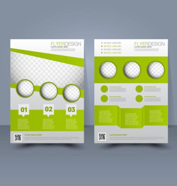 Flyer şablonu. İş broşürü. Düzenlenebilir A4 afiş tasarım, eğitim, tanıtım, Web sitesi, Dergi kapağı için.