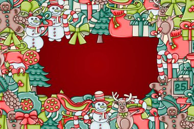 Noel arka plan metin için yer ile. Bir tebrik kartı için f
